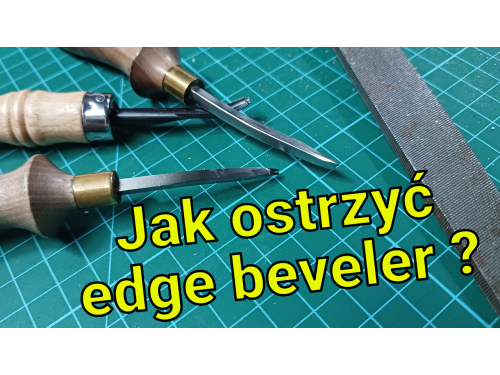 Jak naostrzyć edge beveler / fazownik do skóry